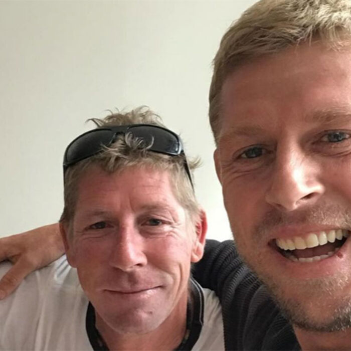 Mick Fanning and brother Edward