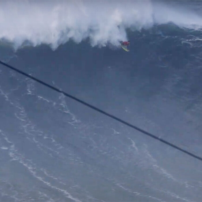 Pedro Levi bodyboarding nazaré
