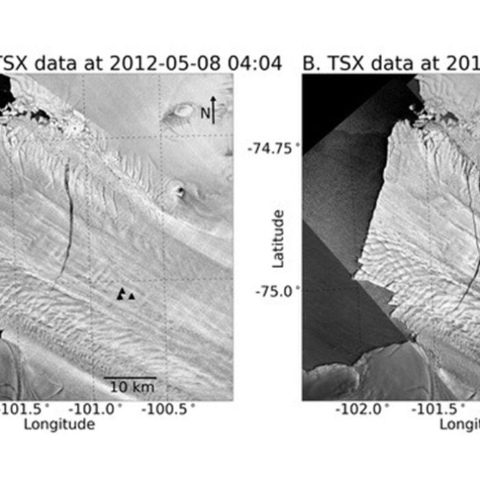 Pine Island Glacier rift