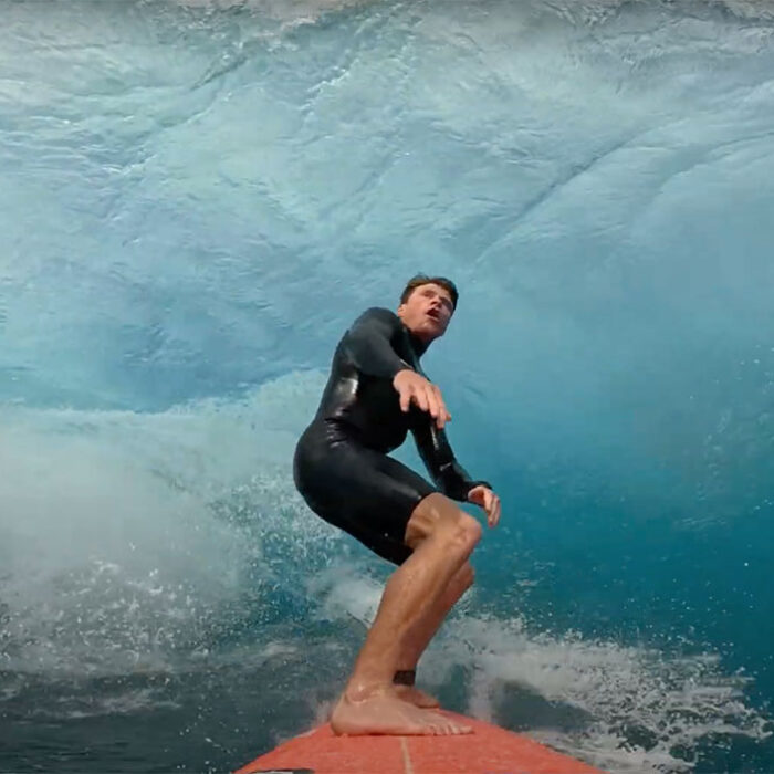 Mark Healey surfing Pipeline