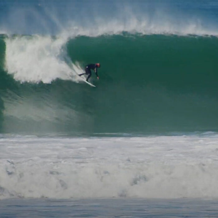 Bobby Martinez surfing Ocean Beach