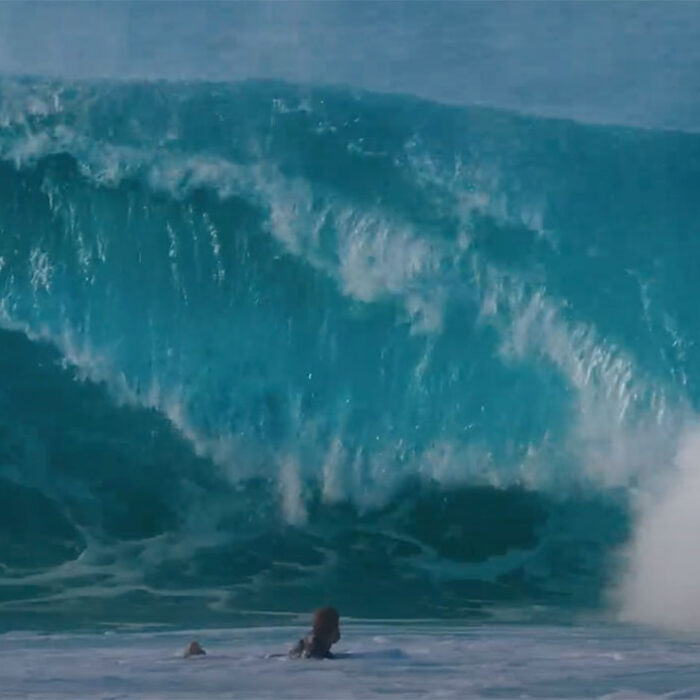 Nate Florence surfing