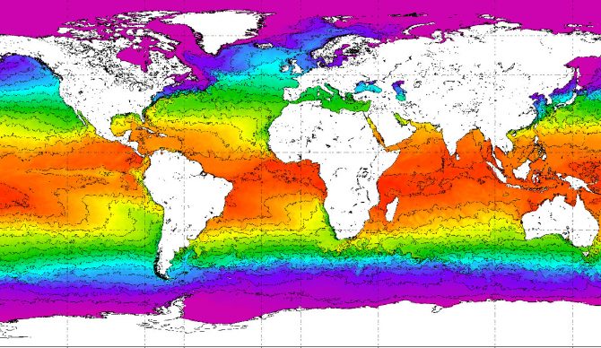 New study on sea surface temperatures