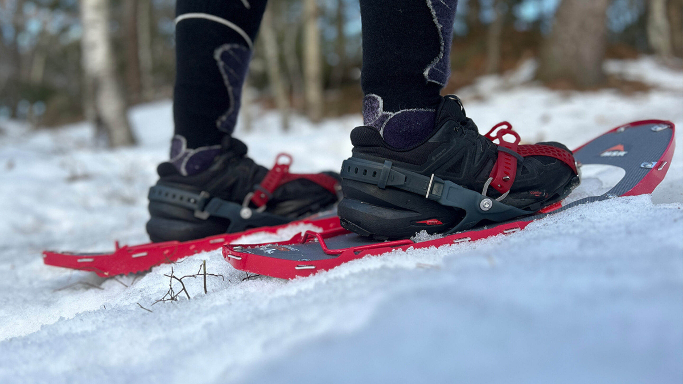 one of the pairs of snowshoes we tested for this guide
