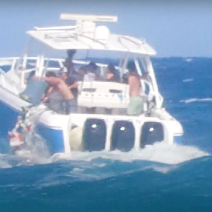 florida boaters littering at the boca bash