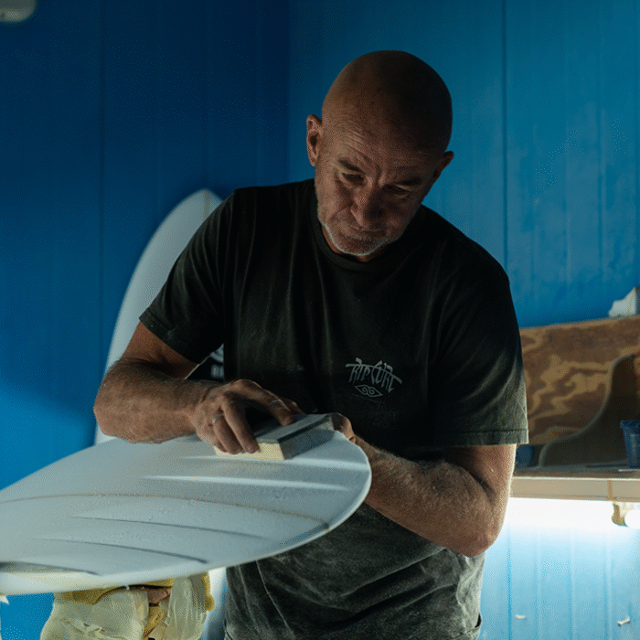 Darren Handley, the legendary shaper behind DHD. Photo: DHD