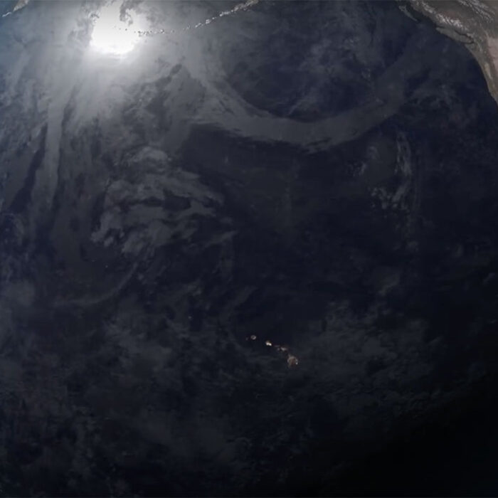 Ocean Cleanup from space