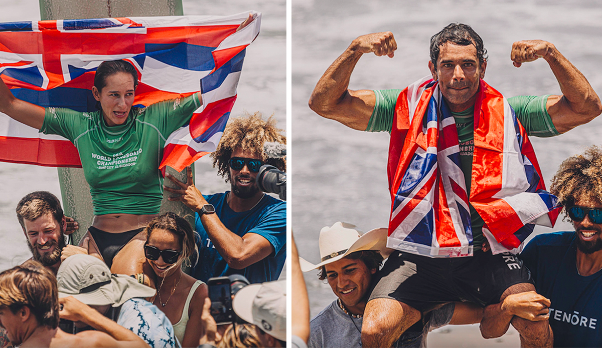 Honolua Blomfield and Kai Sallas Win ISA World Longboard Championship - Vimarsana News
