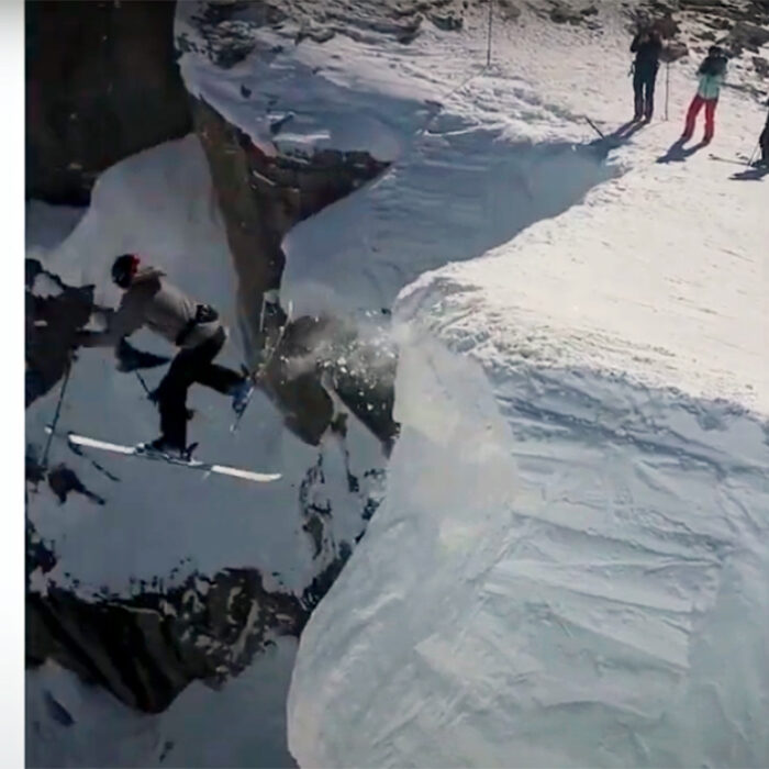 These Are the Most Colossal Corbet's Couloir Wipeouts Captured on Film This Year