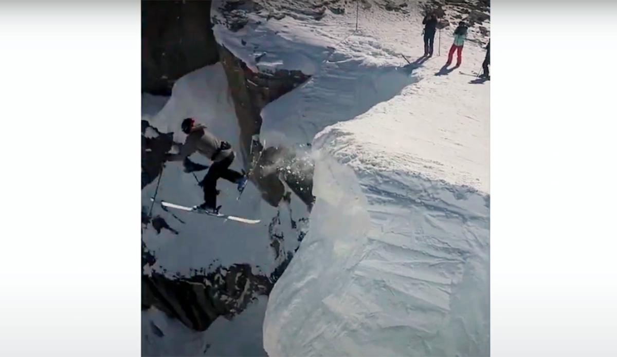 These Are the Most Colossal Corbet's Couloir Wipeouts Captured on Film This Year - Vimarsana News
