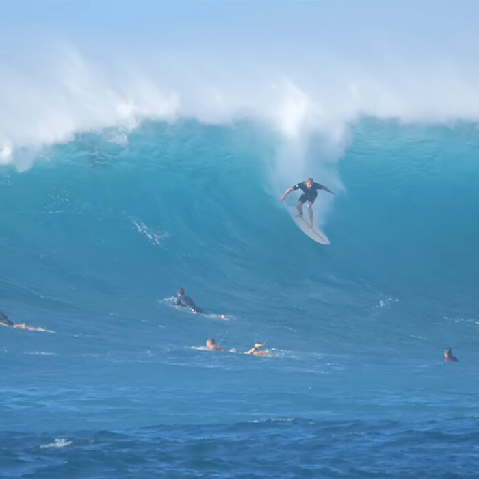 Ben Gravy on what he calls one of the most memorable waves of his life. Photo: Ben Gravy // YouTube