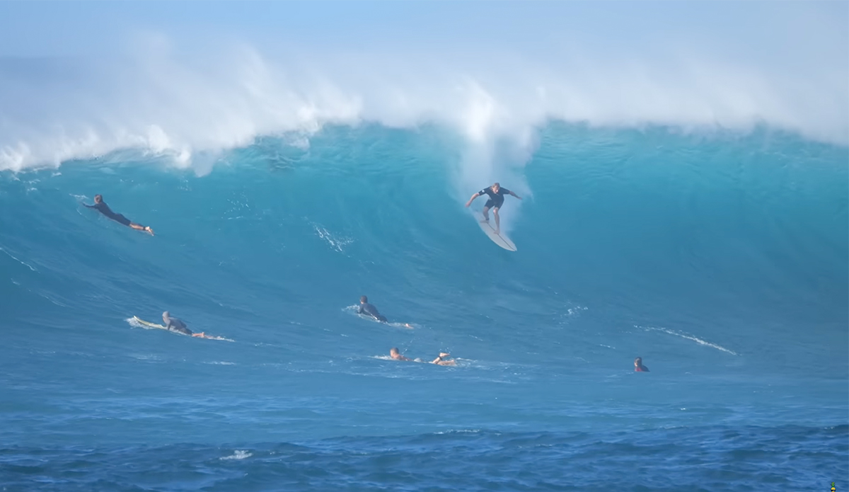 Ben Gravy on what he calls one of the most memorable waves of his life. Photo: Ben Gravy // YouTube