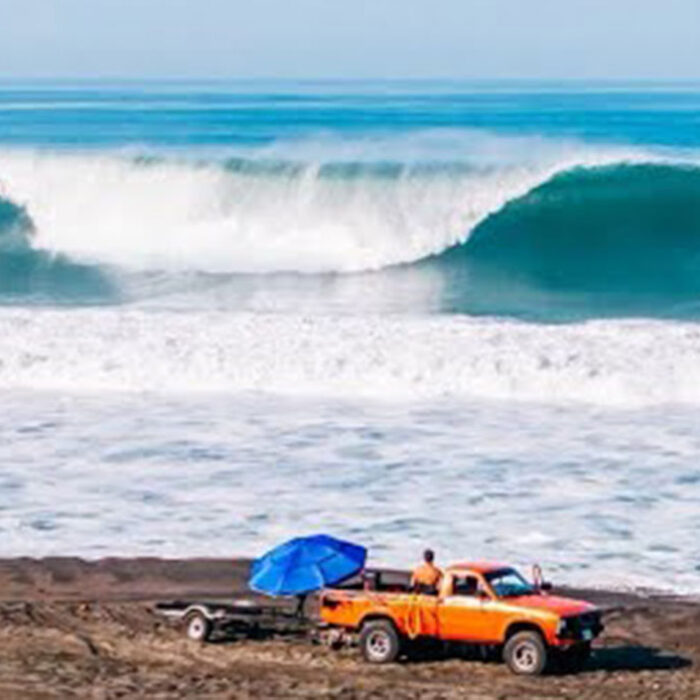 Jamie O'Brien surfing Mexico beach break