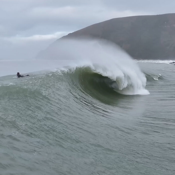 Nathan Florence says this remove Kiwi slab was as scary below as it was above. Photo: Nathan Florence // YouTube