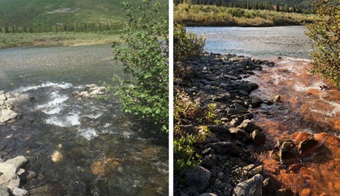 Alaska's rivers turning orange
