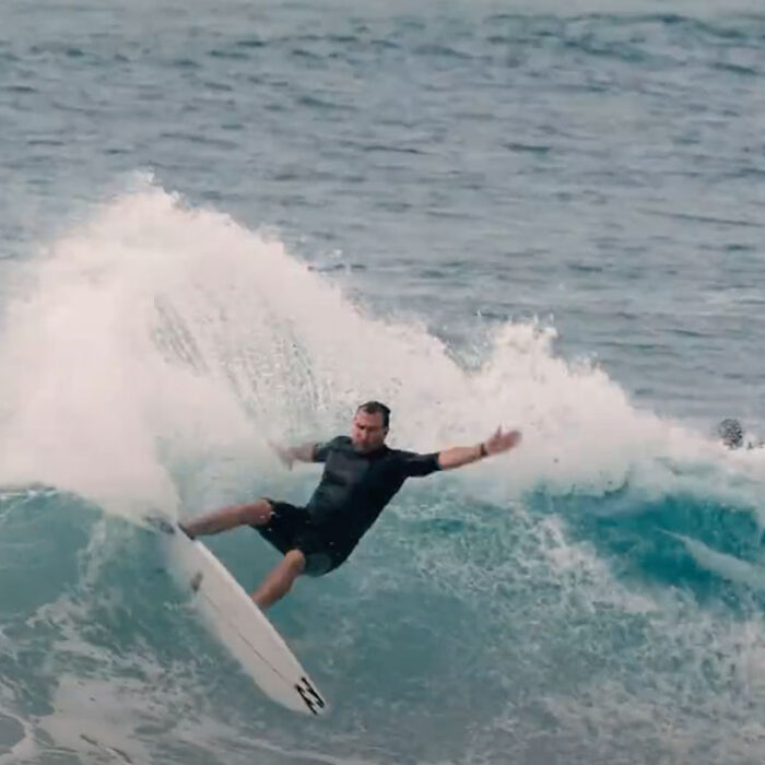 Koa Rothman in Australia with Joel Parkinson