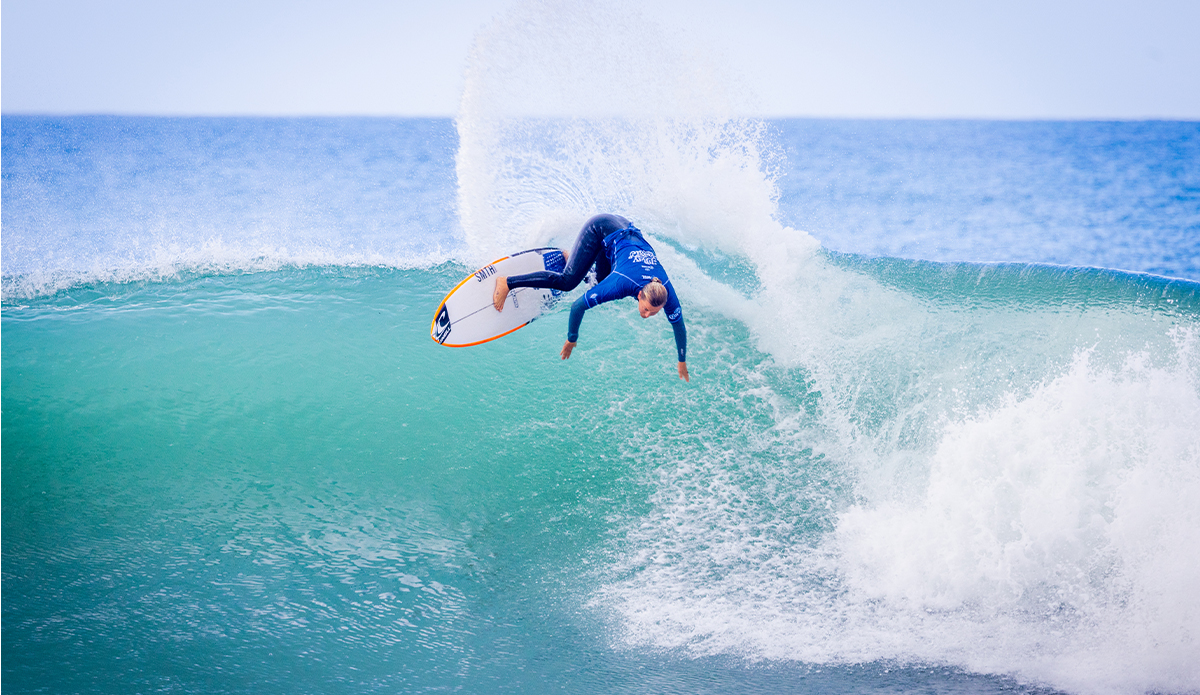 Sarah Baum had perhaps the most exciting path to the finals possible. Photo: Pierre Tostee // WSL