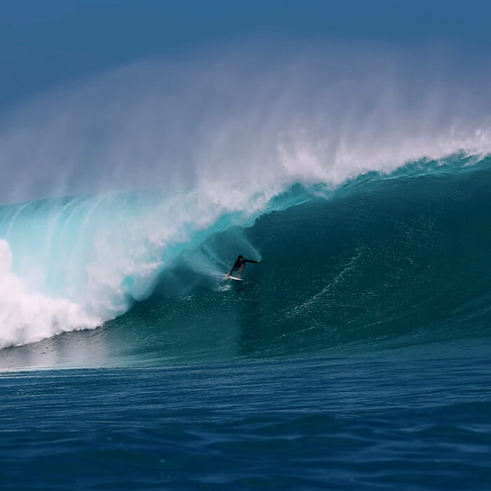 Nathan Florence locking in on a wave on one of the best sessions of his life. Photo: Nathan Florence // YouTube