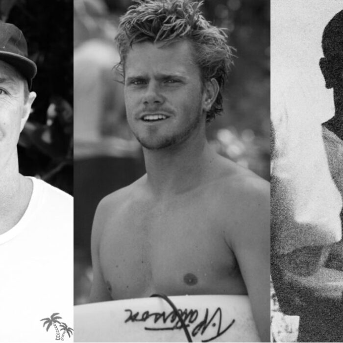 Jamie O’Brien, Jeff Deffenbaugh and Ilima Kalama. Photo: Surfers' Hall of Fame
