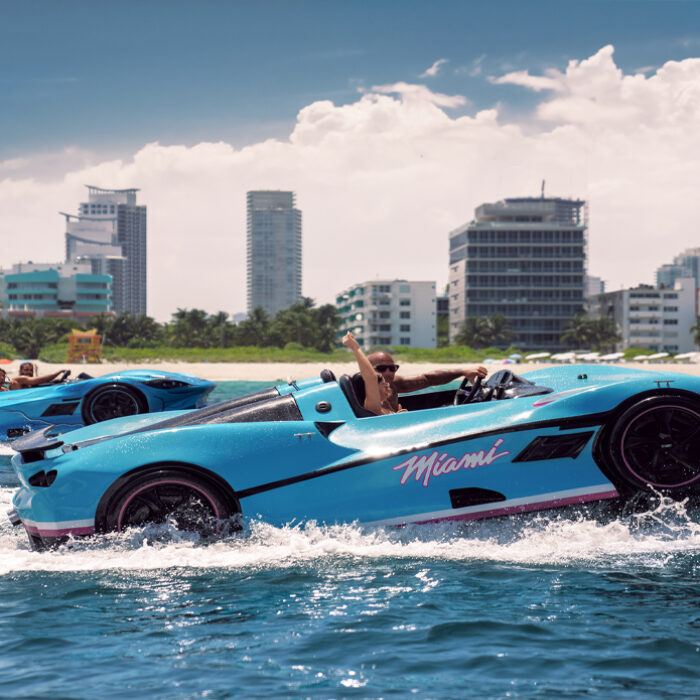 Finally, a Jet-Ski that makes you feel like you're on land and not water. Photo: Watersports Car