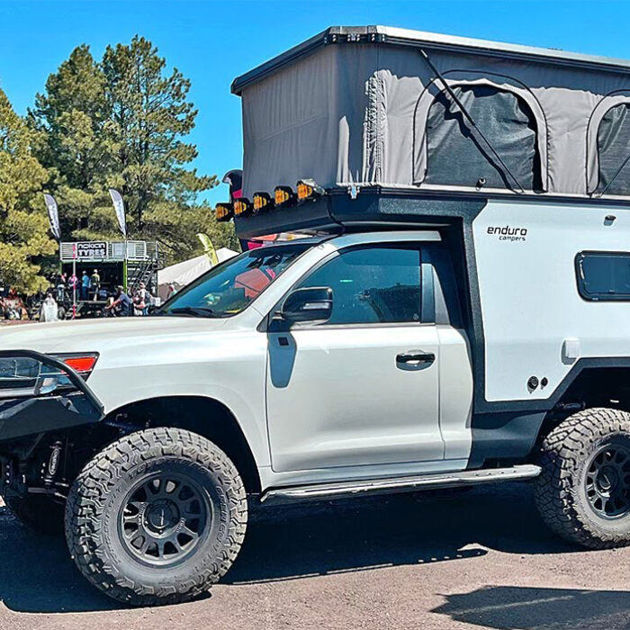 Have a Look at this Adventure-Ready Pop-Up Truck Camper Custom Fit to a Land Cruiser