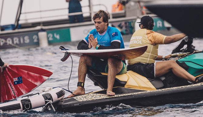 I never imagined we could get waves like this in the Olympics
