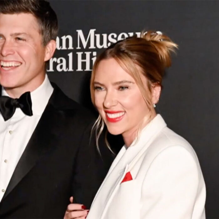 Scarlett Johansson and Colin Jost