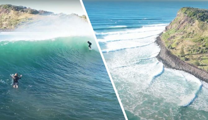 Lennox Head point break surf