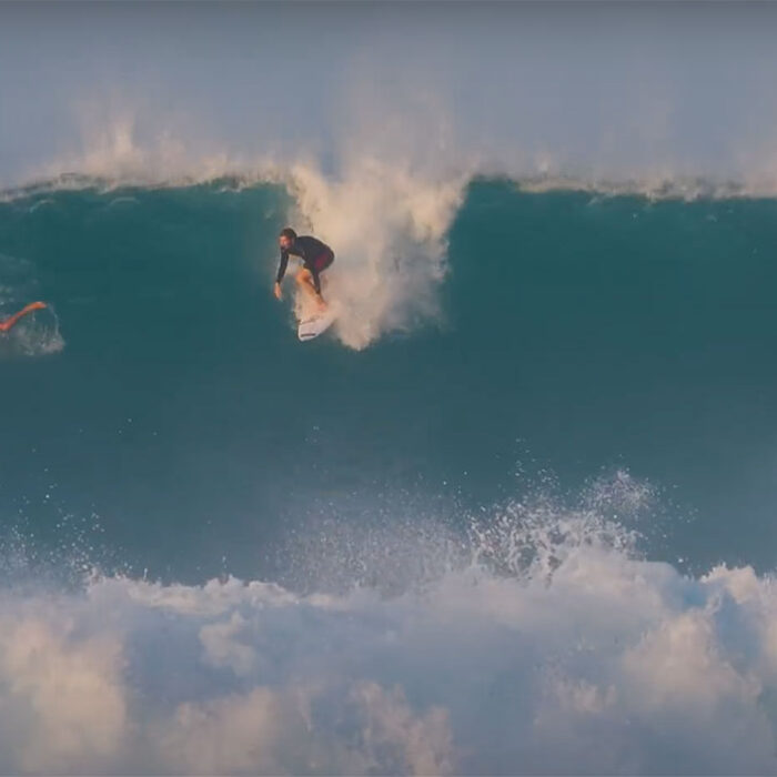 Nate Florence surfing Lance's Right