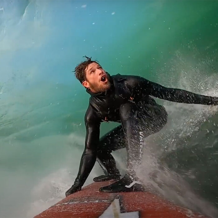 Nate Florence surfing POV footage