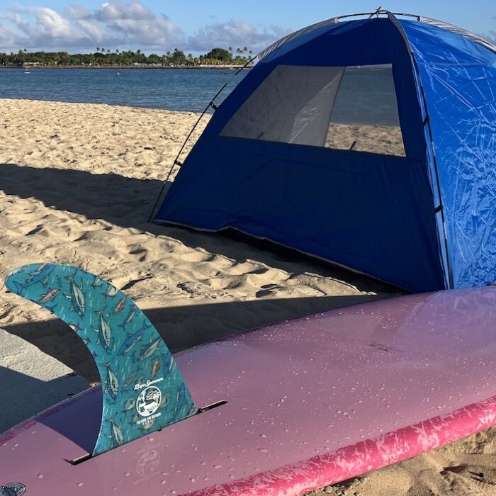 a beach canopy