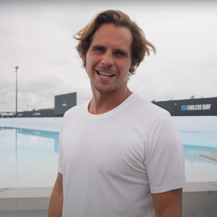 Nic Von Rupp was the latest rider to test out 02 Surftown MUC. Photo: Nic Von Rupp // YouTube