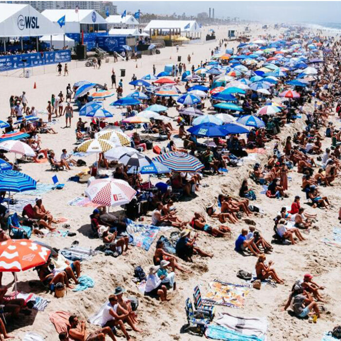 The World Surf League (WSL) Lexus US Open of Surfing Presented by Pacifico is currently underway in Huntington Beach. Photo: WSL