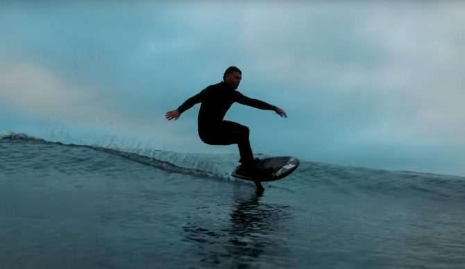 Unbounded follows Zane Westwood on a surf foiling jouney through Chile. Photo: Lift Foils // YouTube