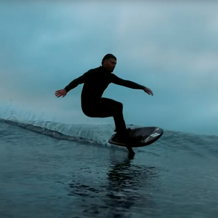 Unbounded follows Zane Westwood on a surf foiling jouney through Chile. Photo: Lift Foils // YouTube