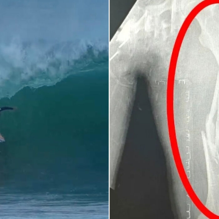 Ifran Saeppu surfing Padang Padang