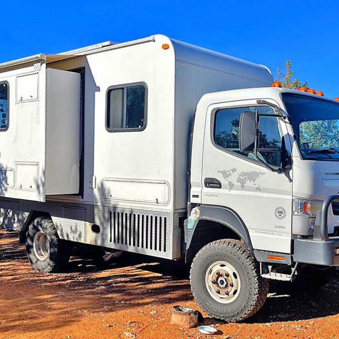 Check Out The Inside of This 4x4 Mitsubishi Fuso Canter Truck Camper
