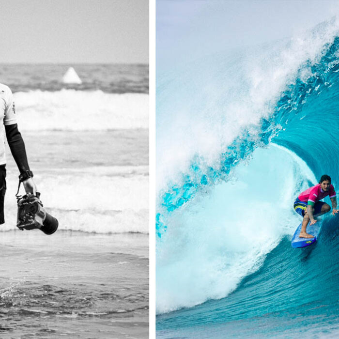 During the Olympic surfing event's most epic, and gnarly, day at Teahupo'o, Pablo Jimenez was in the water to shoot every historic moment. He told us about it.