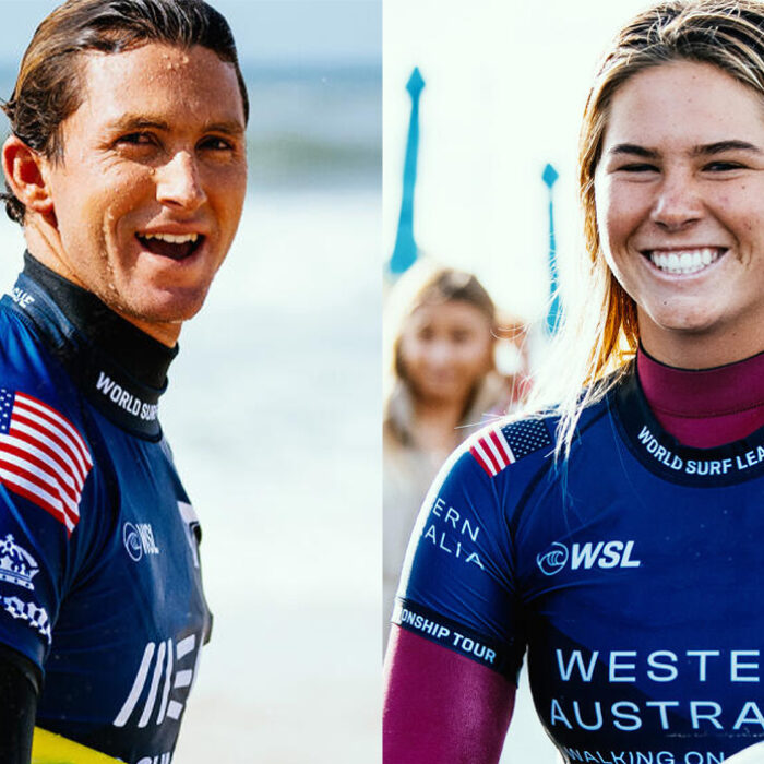 Crosby Colapinto and Sawyer Lindblad are the WSL's 2024 Rookies of The Year. Photos: WSL