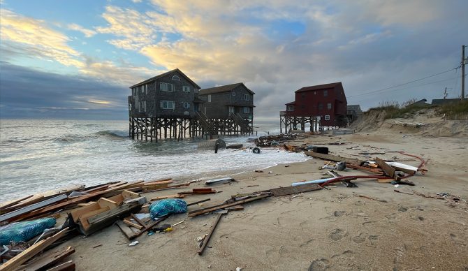 Houses at G A Kohler Court in Rodanthe, North Carolina.Photo: Cape Hatteras National Seashore // Flickr