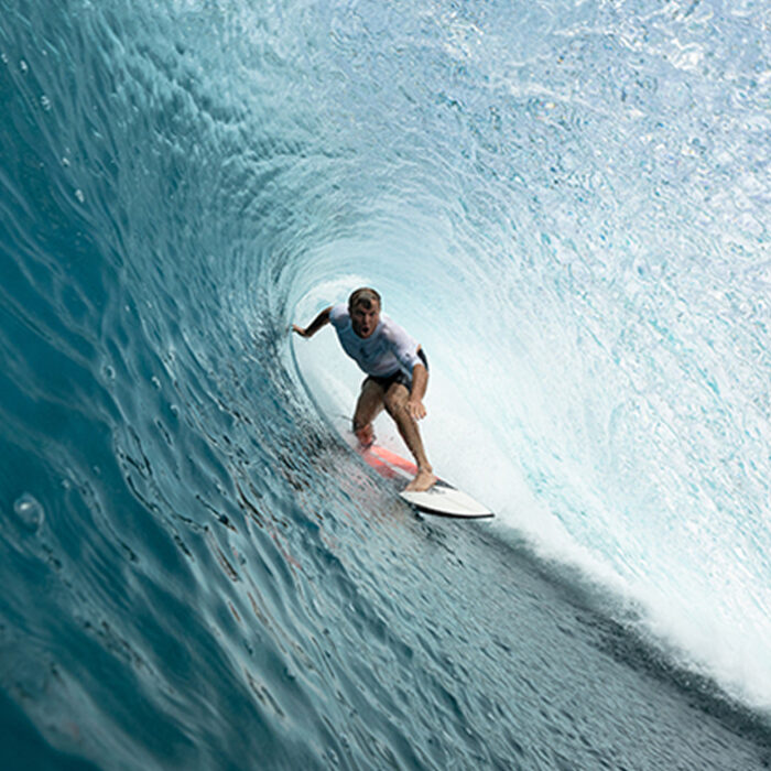 Taj Burrow won the 2024 Four Seasons Maldives Surfing Champions Trophy. Photo: Four Seasons Maldives