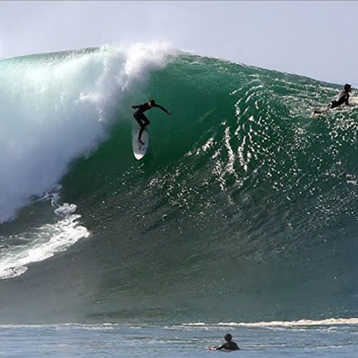 This Is What Happens on the Beach When the Wedge Gets Big