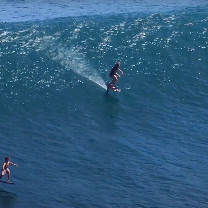 Kai Lenny foil surfing Uluwatu