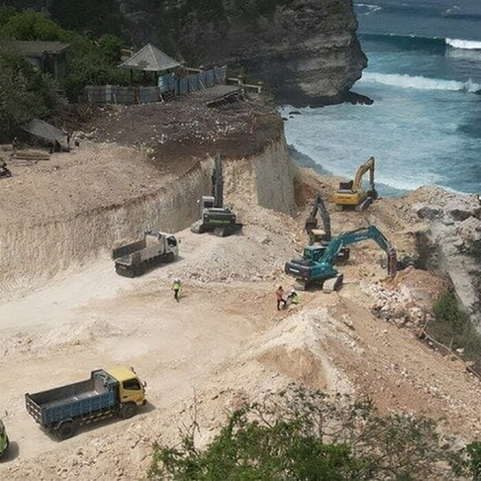 Save the Waves Launches Petition for Environmental Assessment of Uluwatu Cliff Destruction