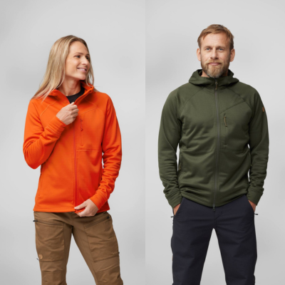 Abisko Grid Fleece Hoodie