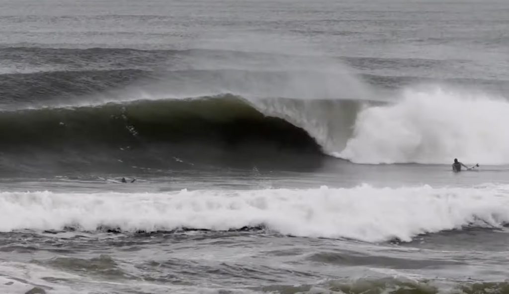 Ben Gravy Braves Spooky Paddle-out at French Break