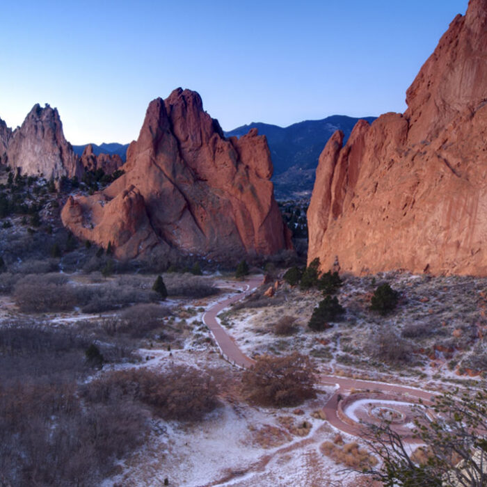 Garden of the Gods Rock Formation in Colorado