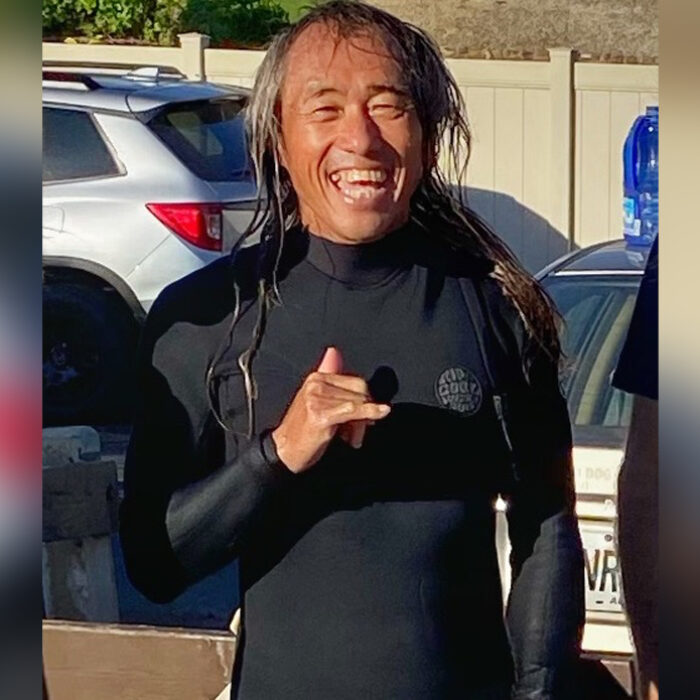 Kenji Nonoka (pictured) lost part of his leg in a shark attack Friday morning.Photo: GoFundMe