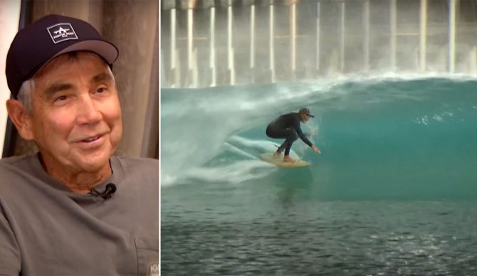 Gerry Lopez at the Surf Ranch