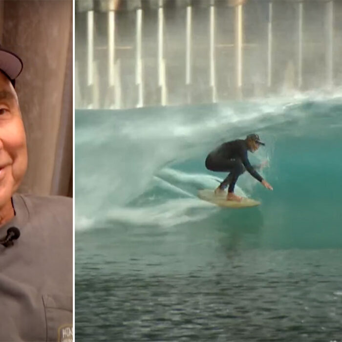Gerry Lopez at the Surf Ranch